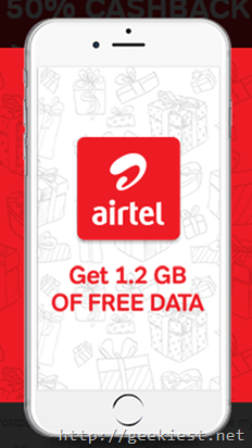 Airtel Prepaid users can get 1.2 GB of data for FREE