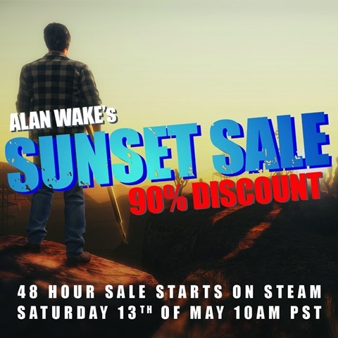 Alan Wake Steam Sale 90 percent off