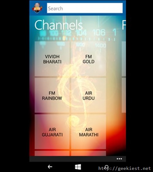 All India Radio on Windows Phone