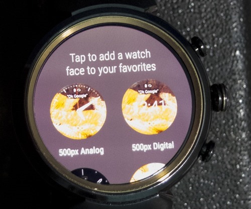 Android Wear Favourite watch faces
