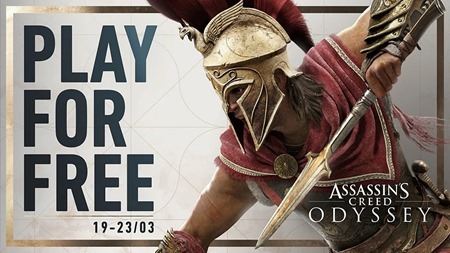 Assassins Creed Odyssey Play for Free this weekend
