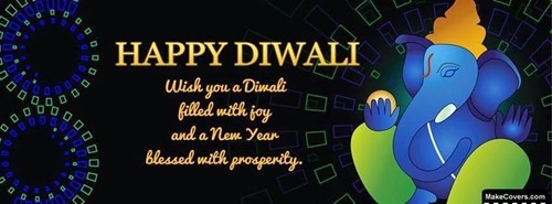 Beautiful Diwali Facebook Cover Photo -04