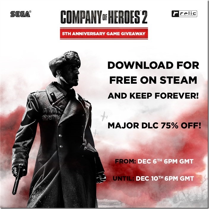 Company of Heroes 2 Giveaway