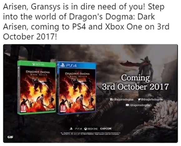 Dragons Dogma for PS4 and Xbox One 2017