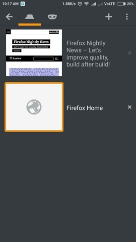 Firefox UI Android 2