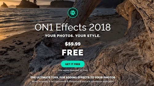 Free On1 Effects 2018 worth USD 60