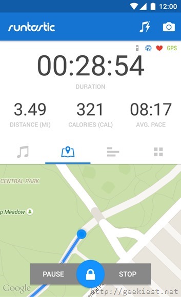 Free Runtastic PRO for Android devices
