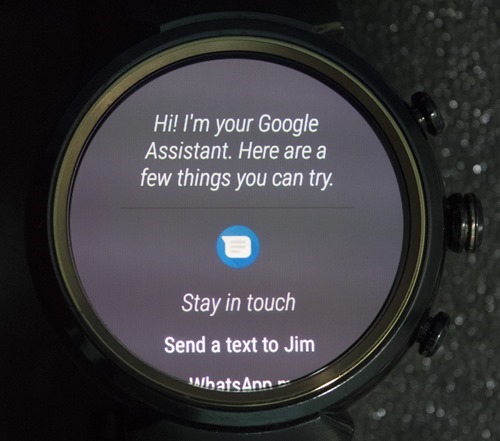 Google Assistant on Android Wear
