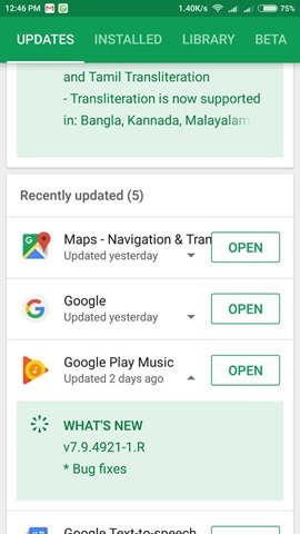 Google Play Store version 8.0