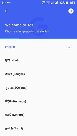 Google Tez language