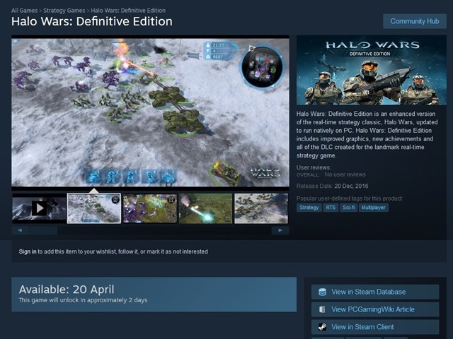 Halo Wars Definitive Edition Steam Version