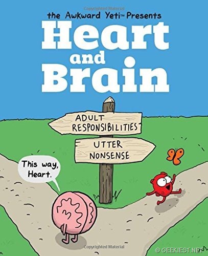 Heart and Brain- An Awkward Yeti Collection is available in India