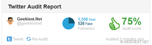 How to find number of fake followers you have on Twitter