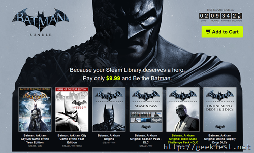 Huge discount sale on Batman series