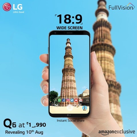 LG Q6 India Launch Price