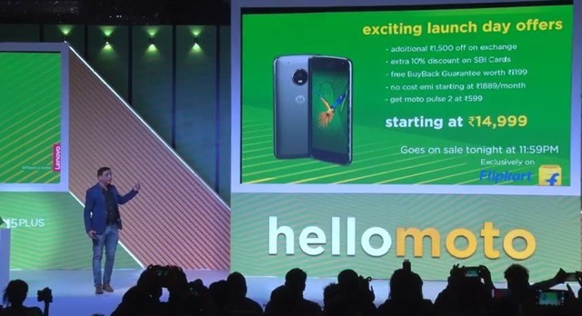 Moto g5 plus launch offers