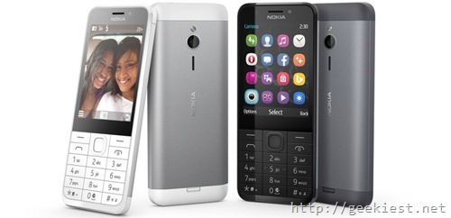New Nokia 230 and Nokia 230 Dual SIM