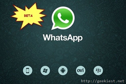 New whatsapp beta features