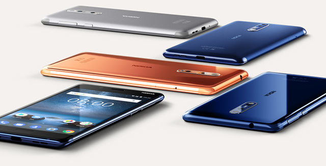 Nokia 8 official colours