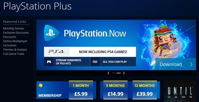 PlayStation Plus with PS Now