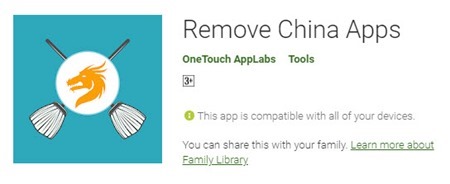 Remove China Apps Crosses One million downloads