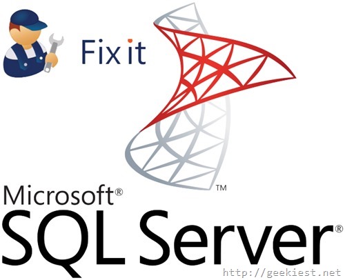 SQL server How to Fix