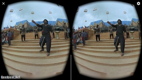 Sets of Bahubali 2 in Virtual Reality