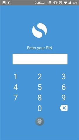 Simplenote android fingerprint unlock