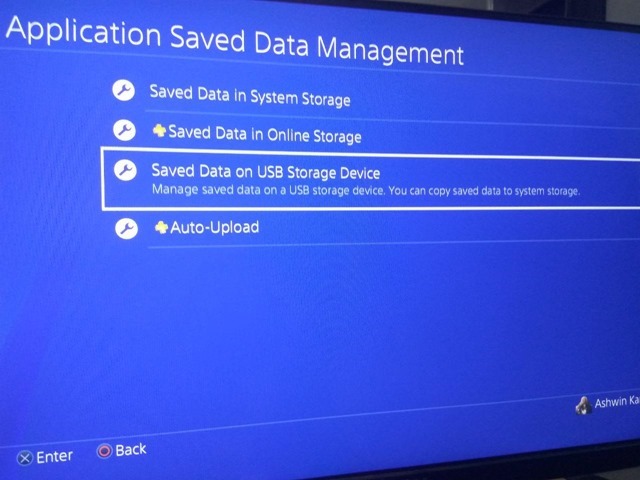 Sony PS4 Backup Save Data 2