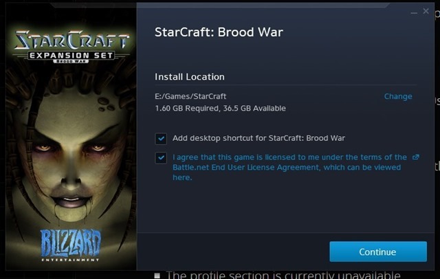 StarCraft Brood War free patch 1.18
