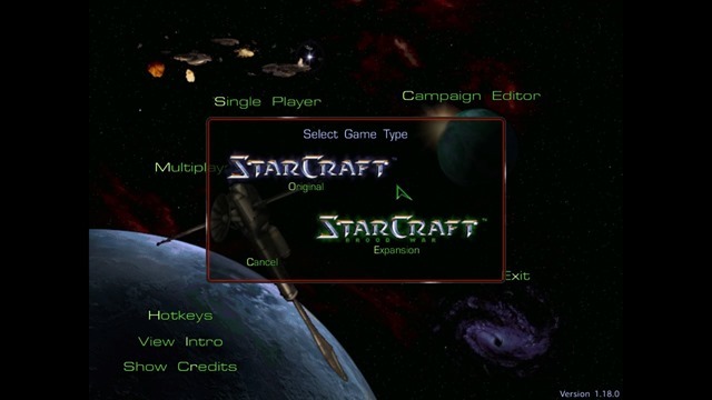 StarCraft Patch 1.18