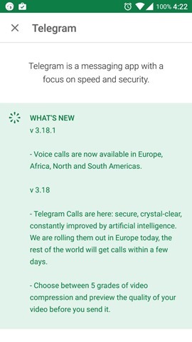 Telegram Voice Calls North  South America Africa
