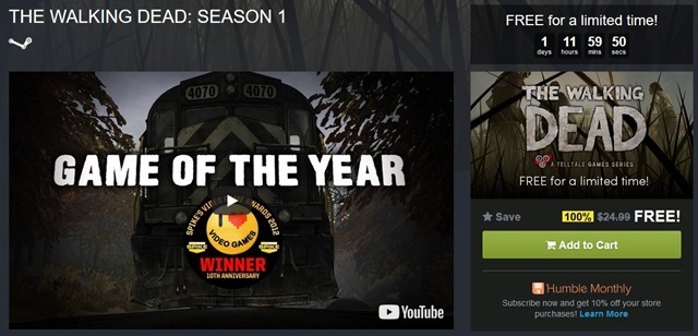 The Walking Dead Season 1 game free