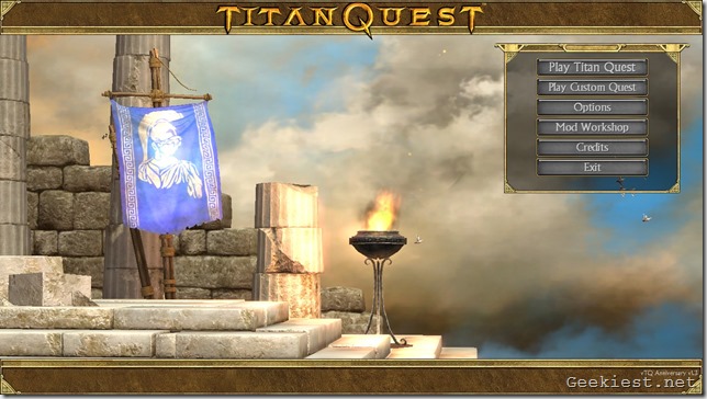 Titan Quest New Main Menu