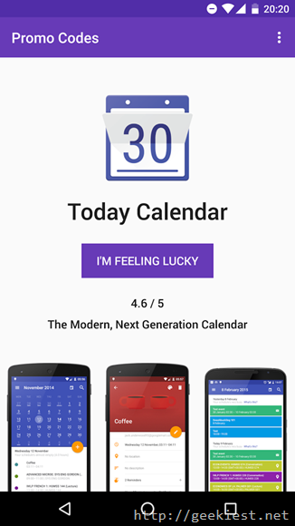 Try your Luck and get Paid Apps for Android every  day