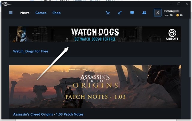 Watchdogs free on PC Uplay 4