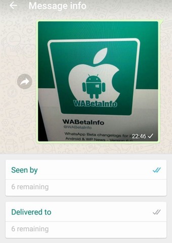 WhatsApp Beta Status