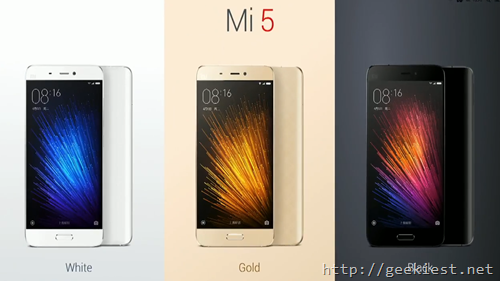 Xiaomi announced Mi 5