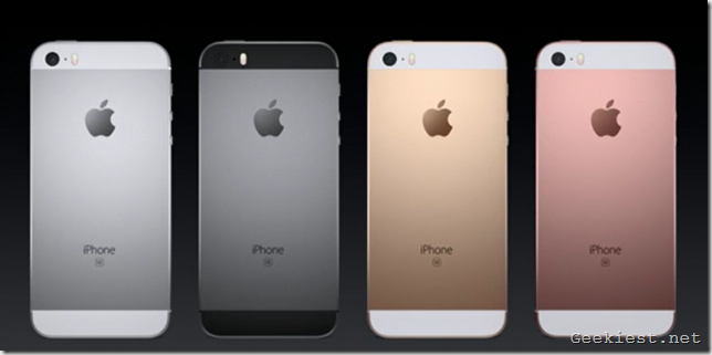 iPhone SE colors