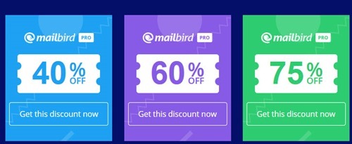 mailbird Pro discount coupon