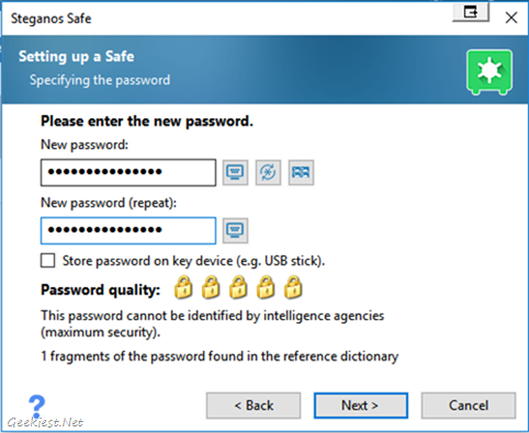 safe password