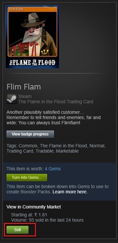 sell steam cards