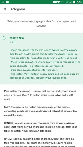 telegram 4.0