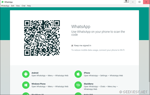 whatsApp login Qr code