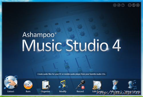 Ashampoo Music Studio 4 - Menus - 2