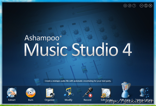 Ashampoo Music Studio 4 - Menus - 8