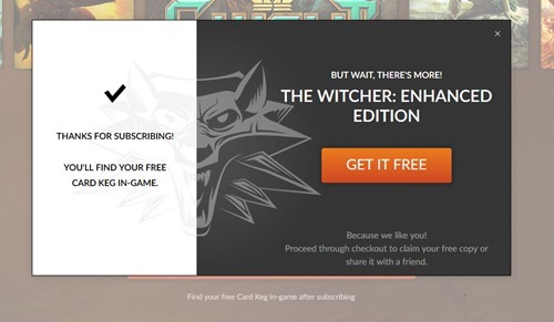 FREE The Witcher Enhanced Edition Game