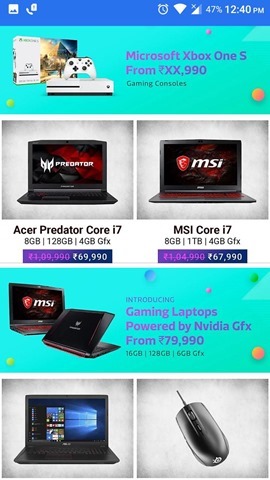Flipkart Big Shopping Days December 2017 sale laptops