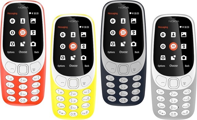 Nokia-3310 colours