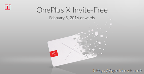 OnePlus X is going invite Free